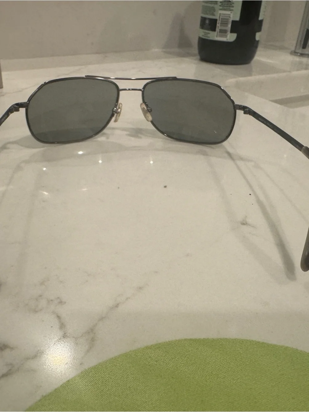 Men’s Morgenthal Frederics Stealth 60 Aviator Sunglasses - Gray Lenses